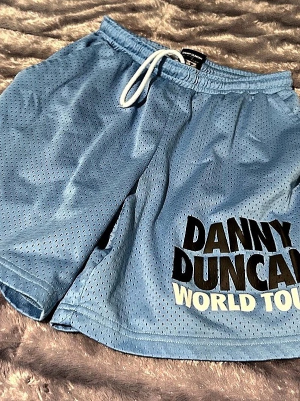 Danny Duncan World Tour Mesh Shorts Blue Medium